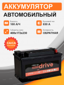 Аккумулятор RIDER 60044 100 Ah о.п. старт ток 830А корпус L5 100Ач 830А обр. пол.