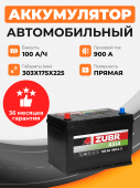 Аккумулятор Zubr PREMIUM ASIA 100 Ah п.п. старт. ток 850 А (нижний борт) 100Ач 850А прям. пол.